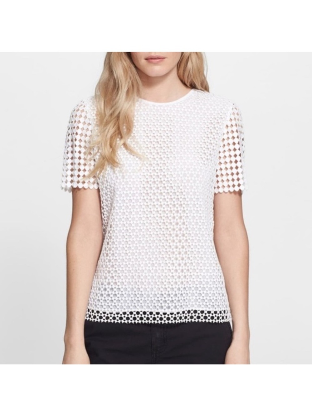 Tory Burch Guipure blouse size 6